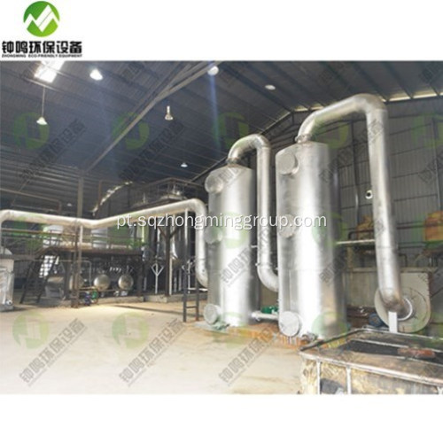 Máquina de Processo de Destilação de Óleo para Motor de Resíduos